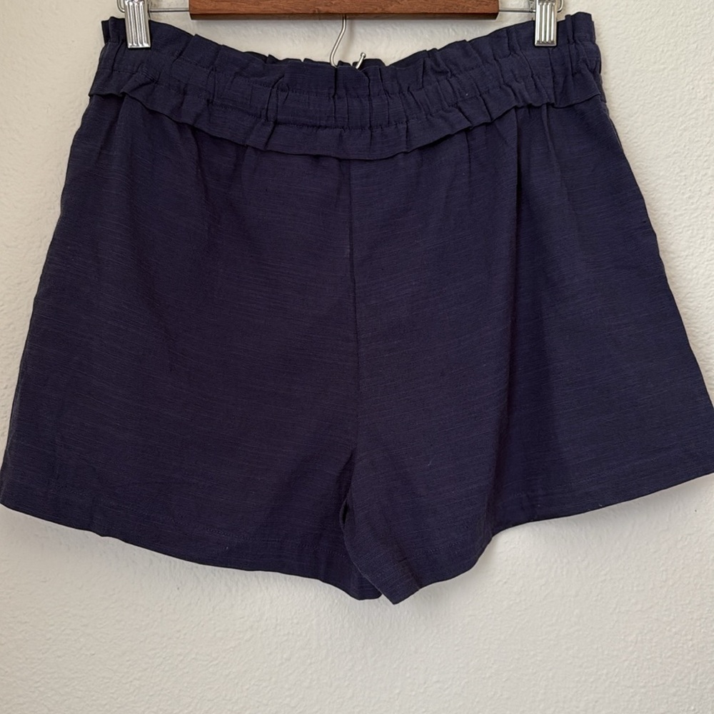 Pinch Cotton Blend Paper Bag Shorts - Picture 3 of 5